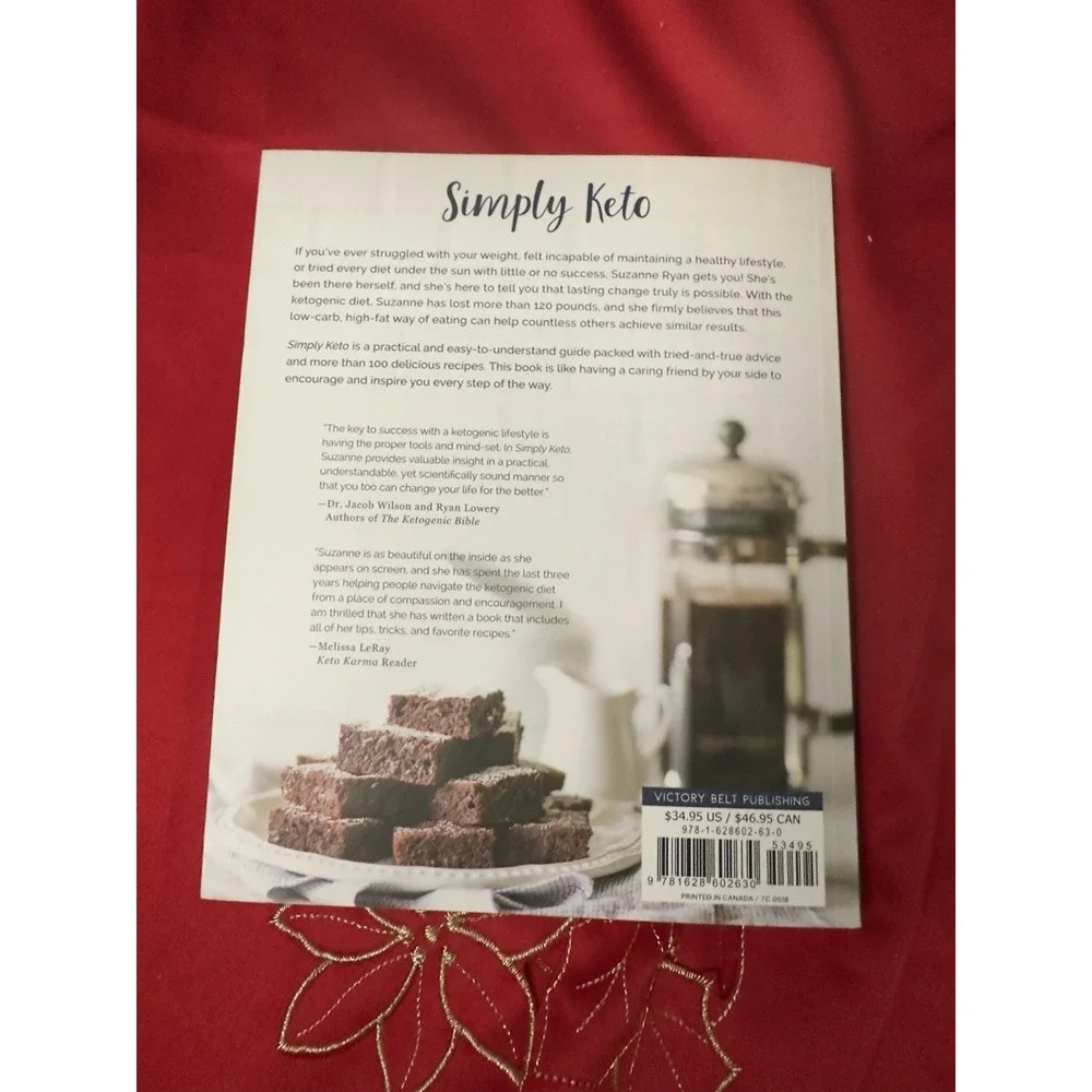 Simply Keto Suzanne Ryan Cookbook Plus Keto Over 50 Womens World Lot 2